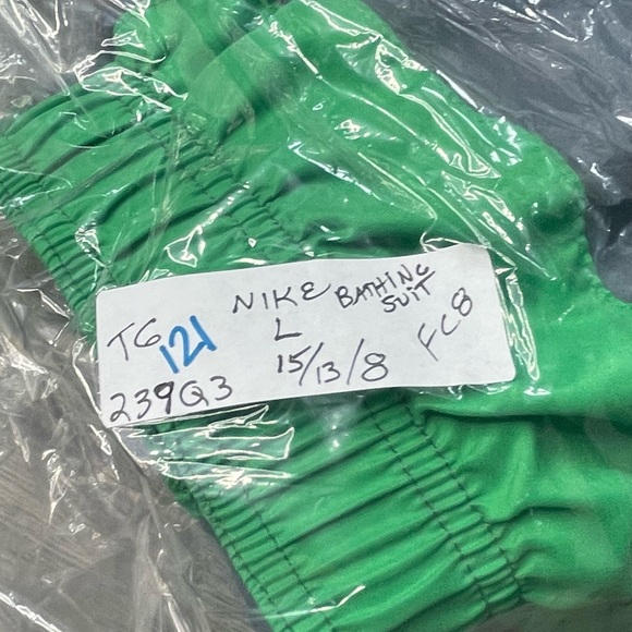 Nike Men's Swim Trunks Large Grat Green - Picture 3 of 6